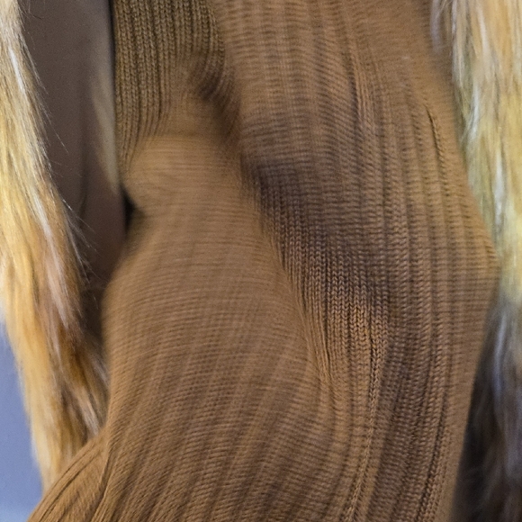 Chico's Warm Brown Knit Sweater - Picture 13 of 14